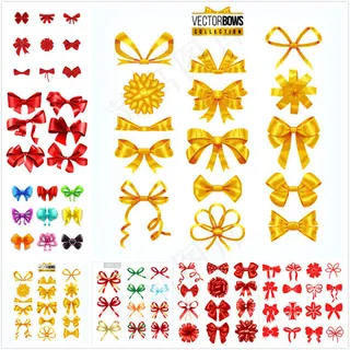 蝴蝶结图形矢量