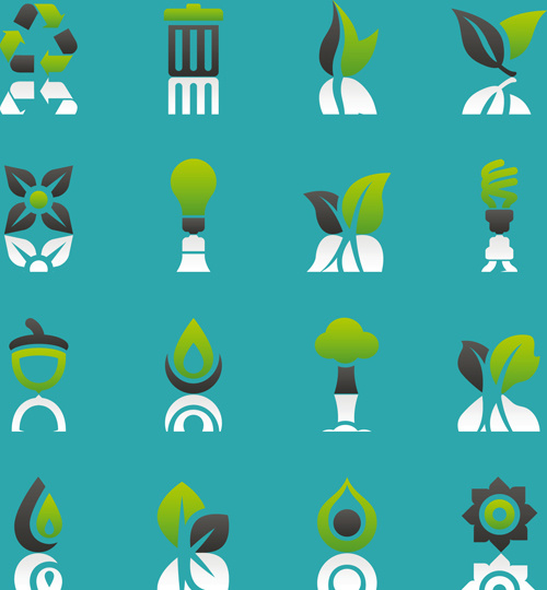 绿灰配搭的简约图