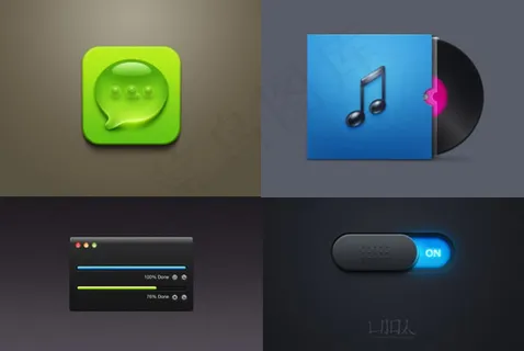水晶网页图标,免抠元素