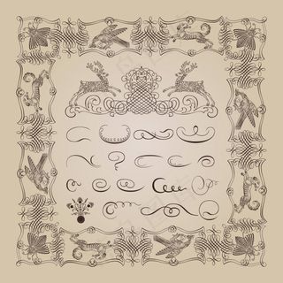 精美装饰花纹4