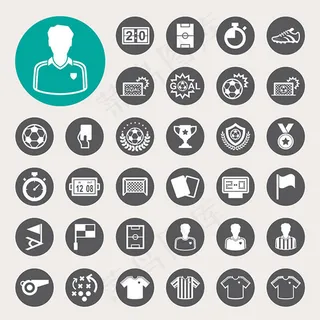 简约运动图标,免抠元素