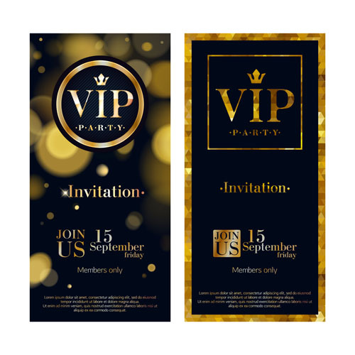 VIP邀请函eps,ai矢量模版下载