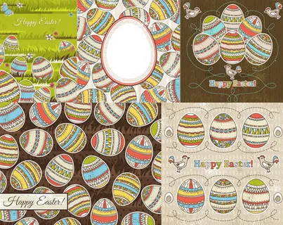 复古复活节彩蛋