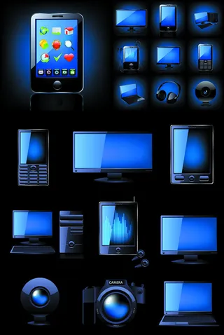 电子产品矢量素材