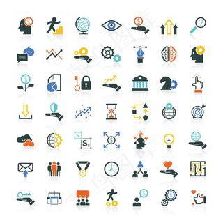 商业网页图标,免抠元素