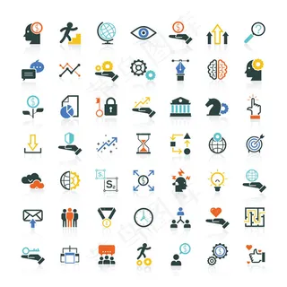 商业网页图标,免抠元素