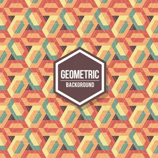 复古几何形背景