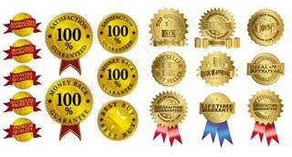 金色齿轮标签,免抠元素