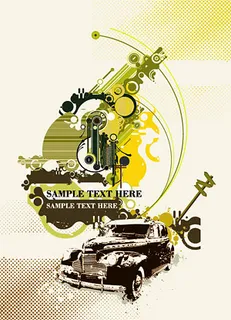 老爷车与潮流元素