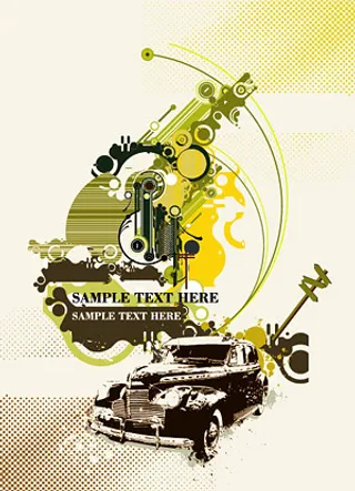 老爷车与潮流元素