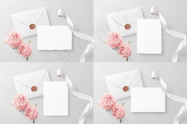 邀请卡样机(3300X2200(DPI:240))psd模版下载