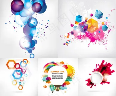 潮流色彩背景 潮流色彩背景