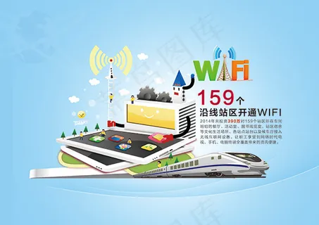 动车无线wifi广告