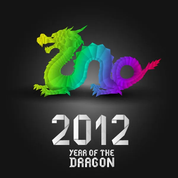 2012龙年设计2eps,ai矢量模版下载