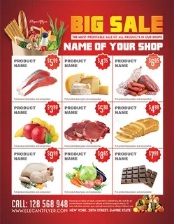 超市促销宣传单