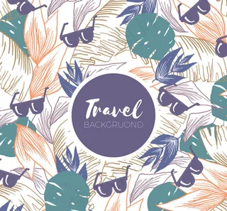 太阳镜无缝背景