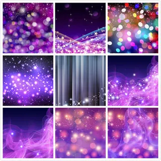 浪漫星光点点背景