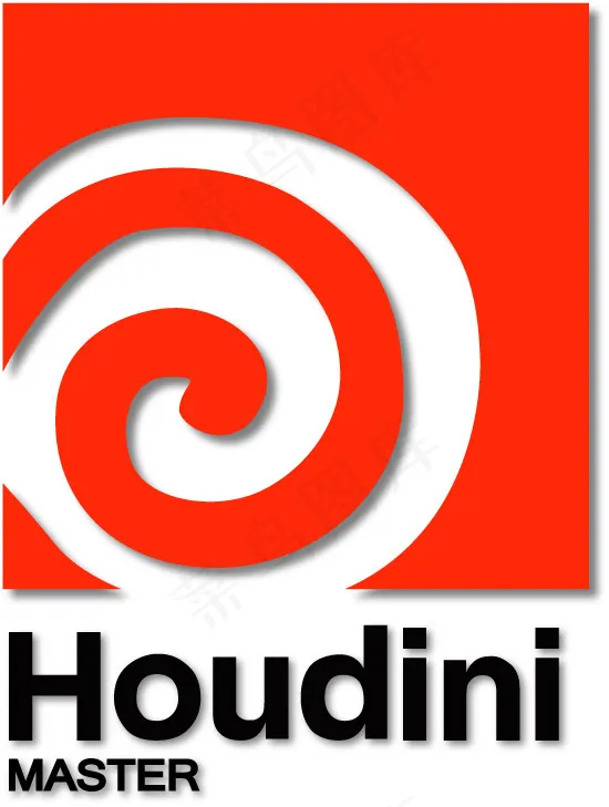 houdini标志ai矢量模版下载