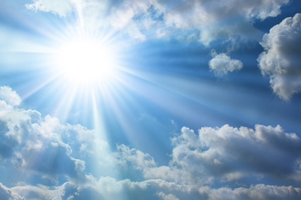空中的太阳