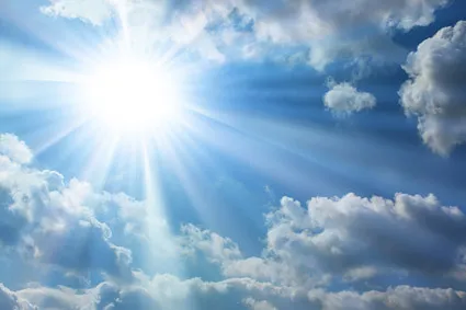 空中的太阳
