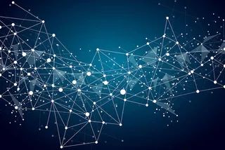 连线几何图形背景