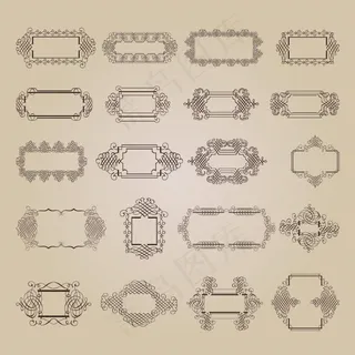 精美装饰花纹02