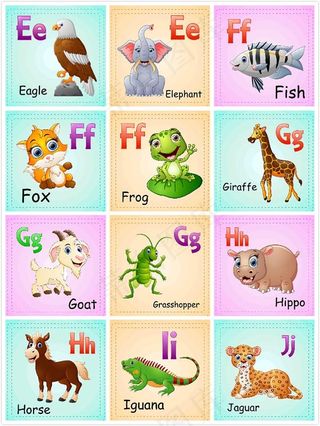 儿童英文识字卡3