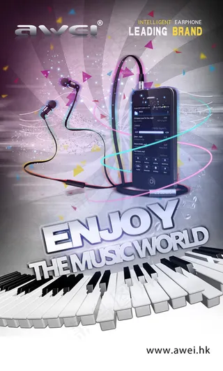 智能耳机海报