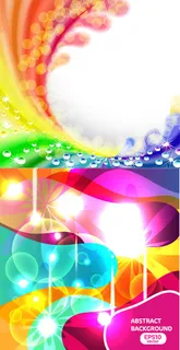 炫彩气泡背景