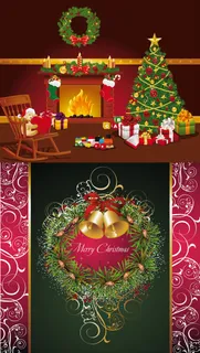 圣诞节饰品矢量 圣诞节饰品矢量