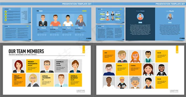 团队成员介绍页面