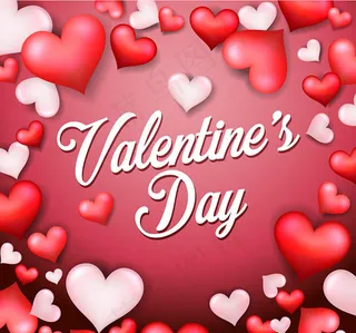 情人节心形背景