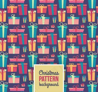 圣诞节礼包背景