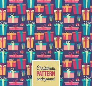 圣诞节礼包背景