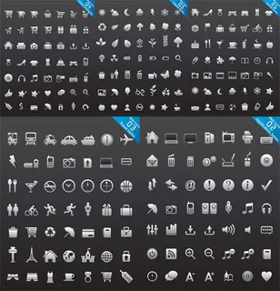 网页设计小图标,免抠元素