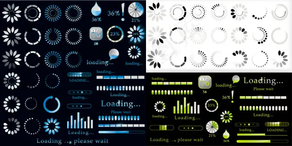 网页常用元素eps,ai矢量模版下载