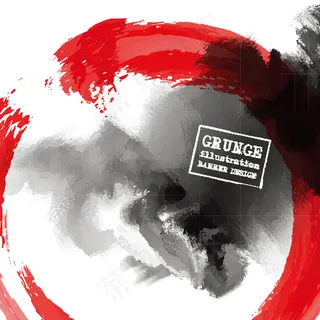 水墨晕染抽象背景