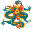 矢量彩色龙纹_15ai矢量模版下载