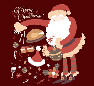 圣诞老人贺卡