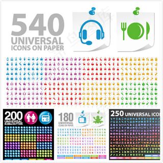 网页简约图标,免抠元素,背景元素