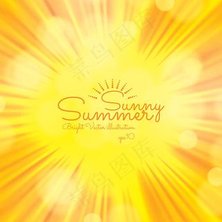 夏日炫酷背景