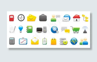 网络与办公图标,免抠元素