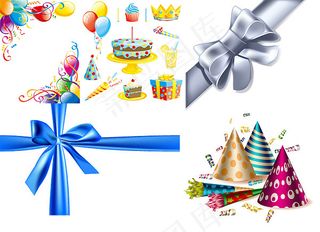 生日节庆丝带气球