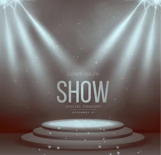 放射光效舞台背景