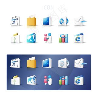 精致网络图标,免抠元素