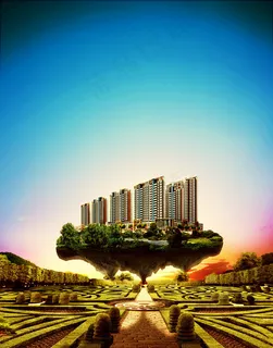 悬浮地产楼盘广告 悬浮地产楼盘广告