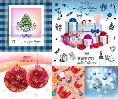 手绘圣诞元素