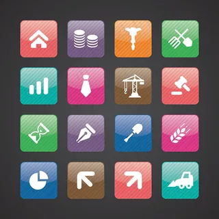 质感按钮图标,免抠元素