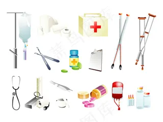 医疗用品矢量