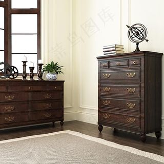 简欧古典柜子模型